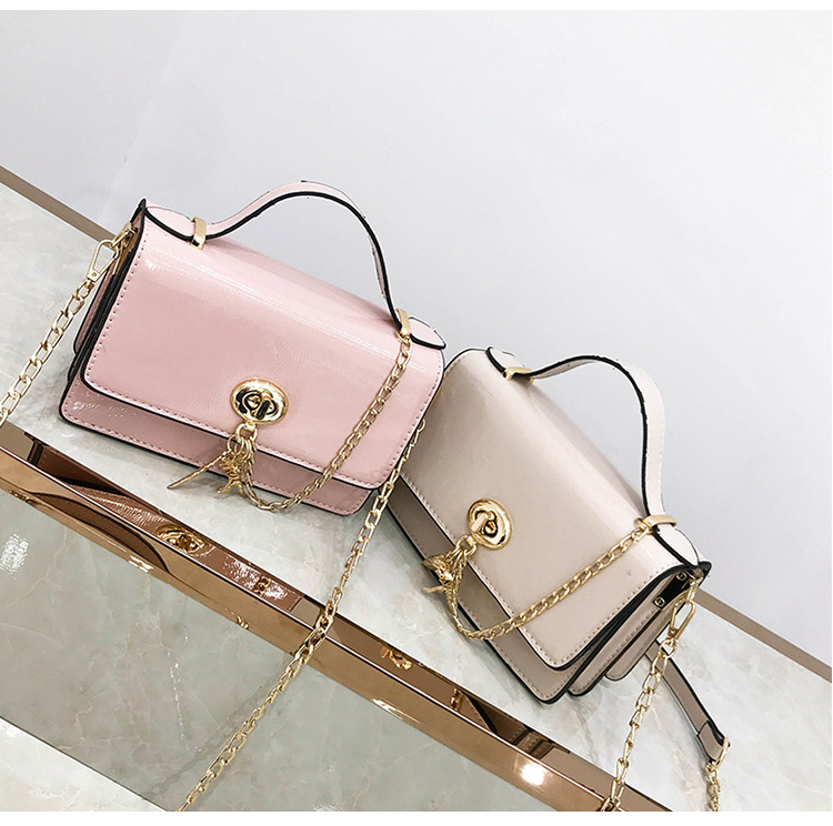 Fashion Pink Oval Shape Decorated Bag,Handbags