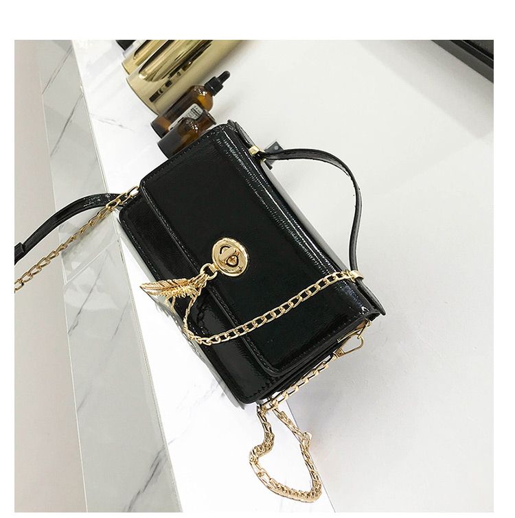 Fashion Black Oval Shape Decorated Bag,Handbags