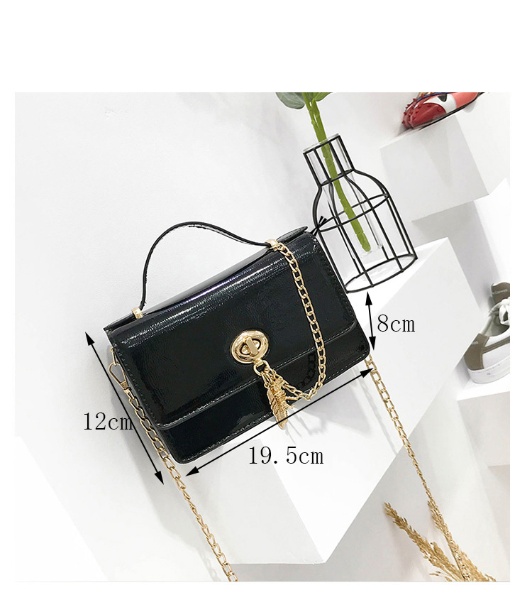 Fashion Black Oval Shape Decorated Bag,Handbags