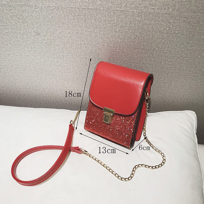 Fashion Red Star Shape Pattern Decorated Bag,Shoulder bags