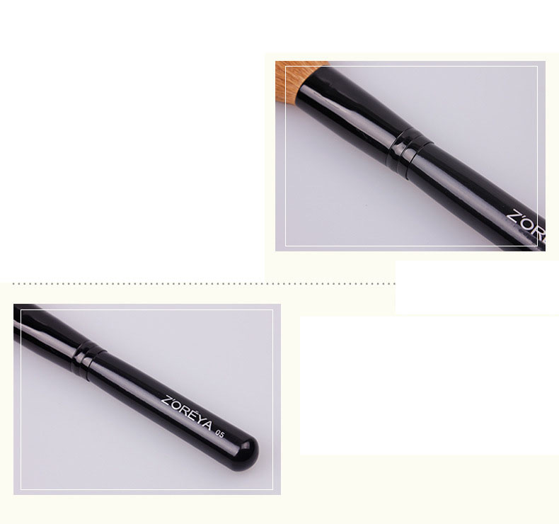 Fashion Black Color-matching Decorated Makeup Brush,Beauty tools