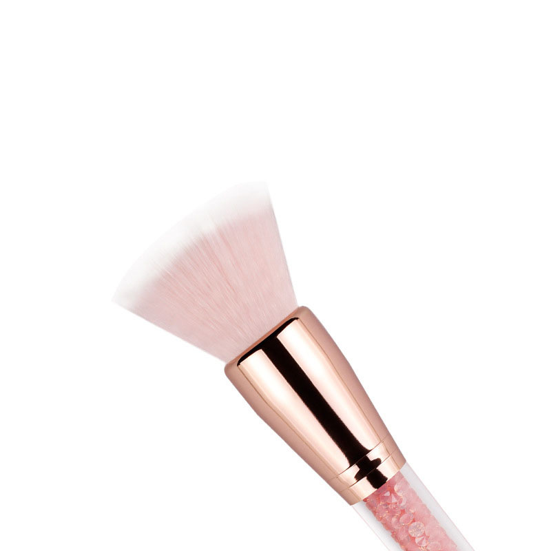 Fashion Pink Round Shape Decorated Makeup Brush,Beauty tools