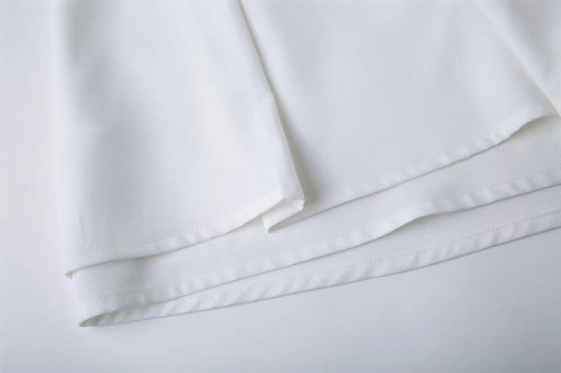 Fashion White Flower Pattern Decorated V Neckline Jumpsuit,Pants