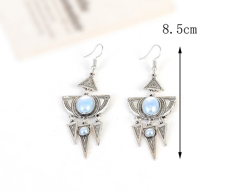 Fashion Silver Color Geometric Shape Design Earrings,Drop Earrings