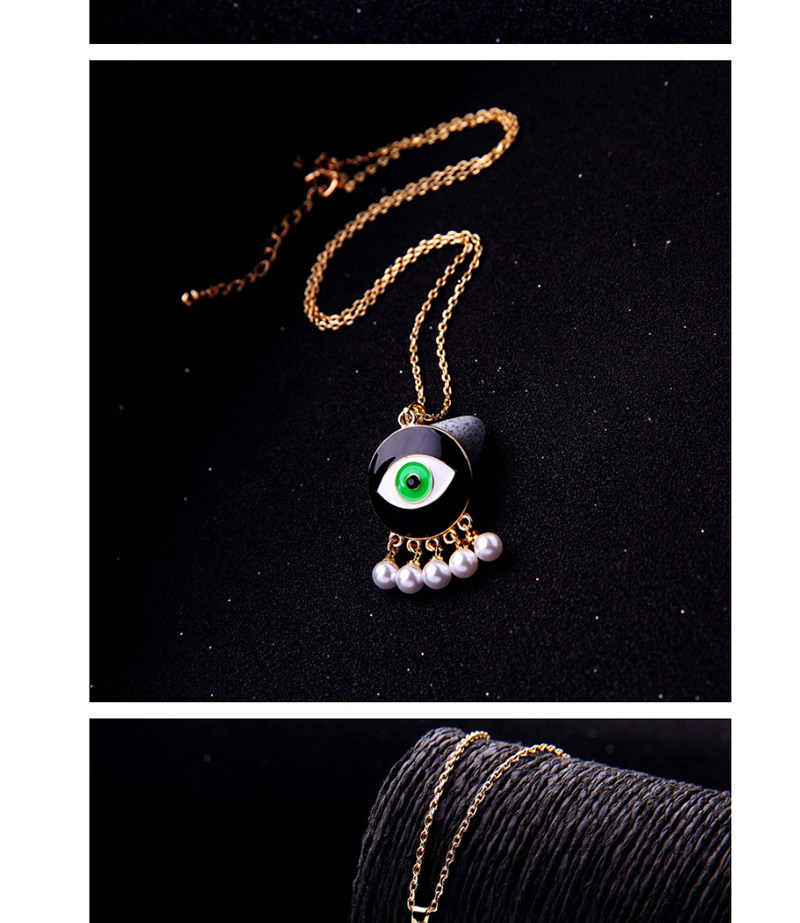Fashion Gold Color Eye Shape Design Necklace,Pendants