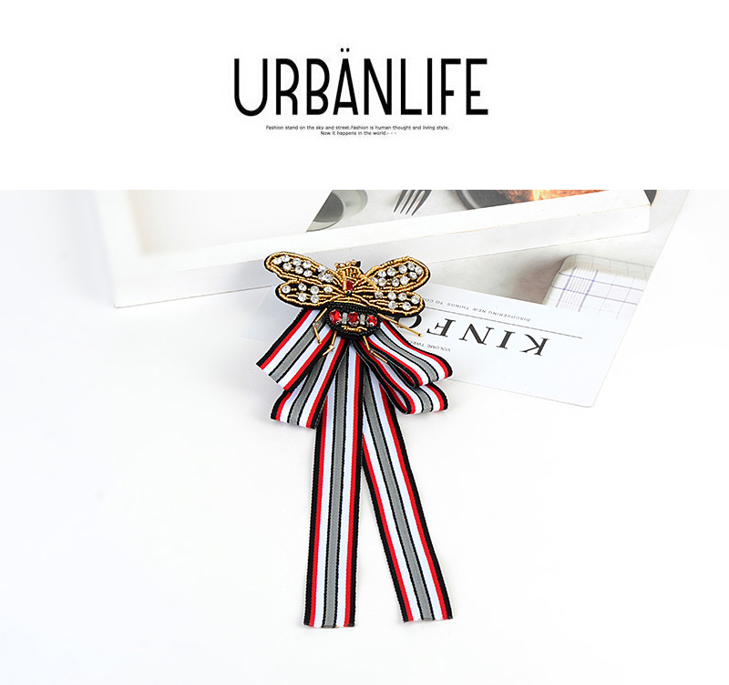Fashion Red+black Butterfly Shape Decorated Bowknot Brooch,Korean Brooches