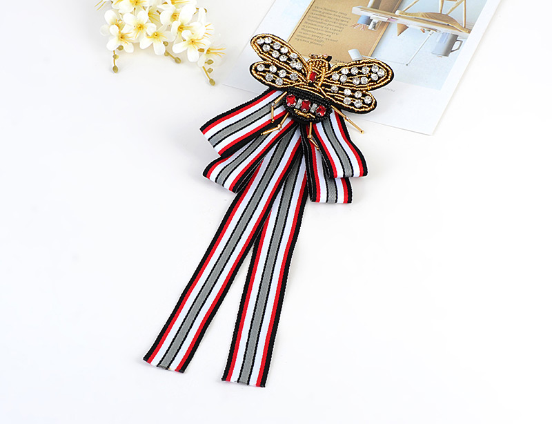 Fashion Red+black Butterfly Shape Decorated Bowknot Brooch,Korean Brooches