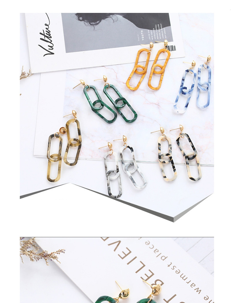 Fashion White Oval Shape Decorated Earrings,Drop Earrings