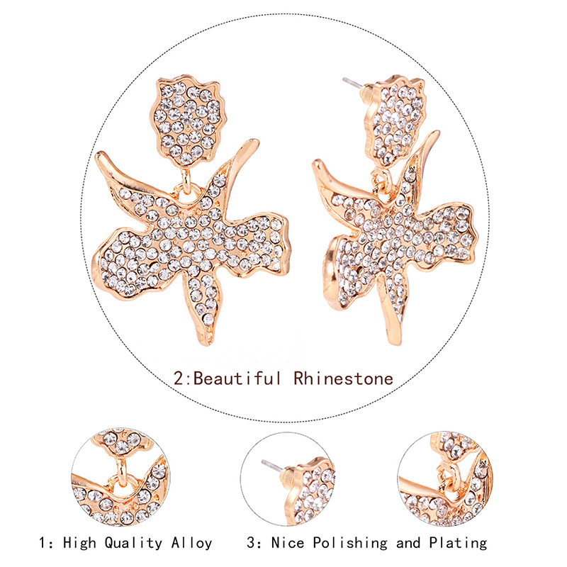 Fashion Gold Color Starfish Shape Decorated Earrings,Drop Earrings