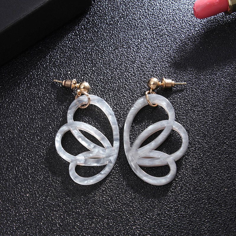 Fashion White Wing Shape Decorated Earrings,Drop Earrings