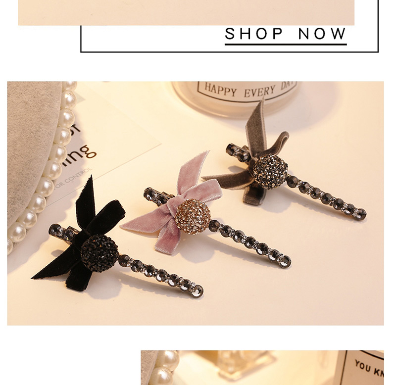 Fashion Pink Bowknot Shape Decorated Hair Clip,Hairpins