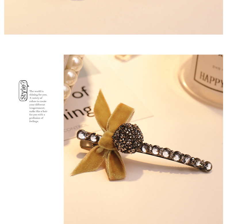 Fashion Black Bowknot Shape Decorated Hair Clip,Hairpins