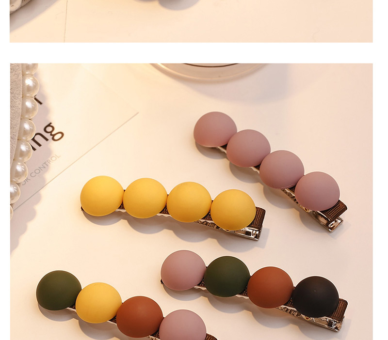 Fashion Multi-color Ball Shape Decorated Hair Clip,Hairpins