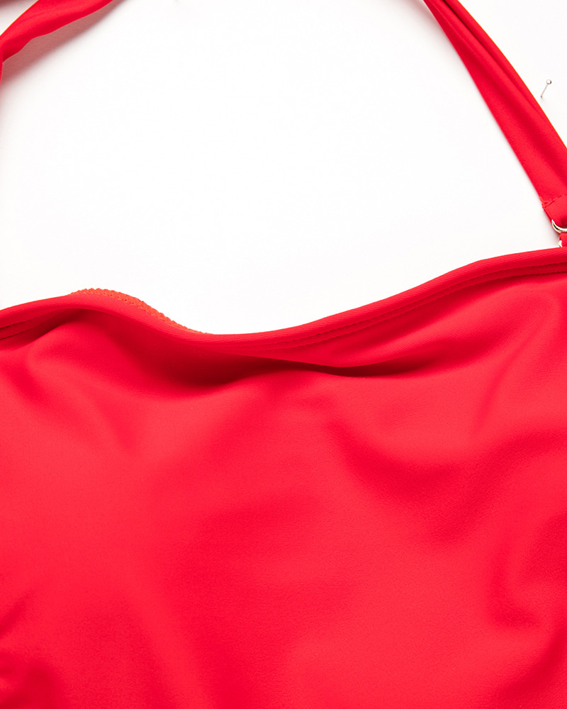 Fashion Red+blue Spot Pattern Decorated Bikini,Bikini Sets