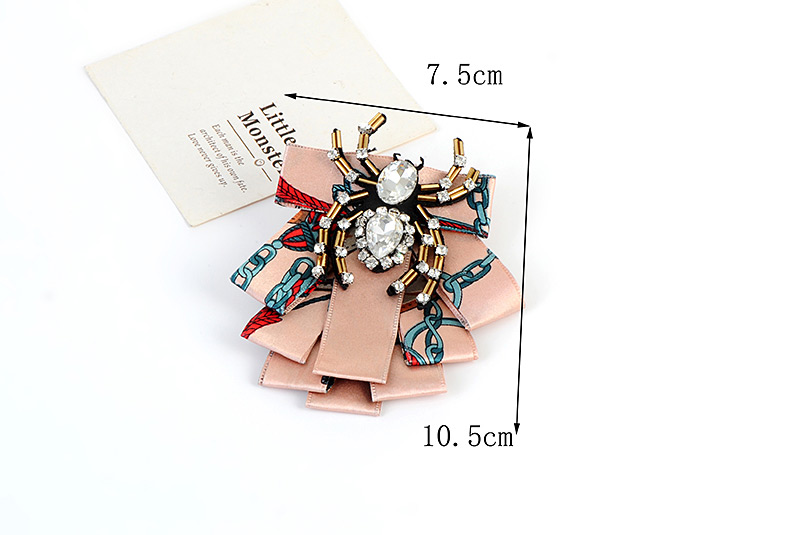 Fashion Pink Spider Shape Decorated Brooch,Korean Brooches