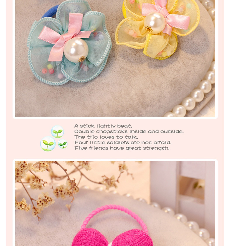 Fashion Pink Flower Shape Decorated Hair Clip,Kids Accessories