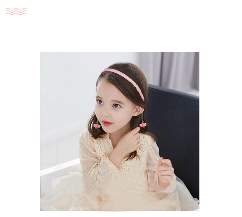 Fashion Pink Flower Shape Decorated Headband,Kids Accessories
