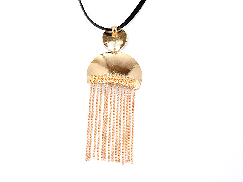 Fashion Silver Color Tassel Decorated Necklace,Pendants