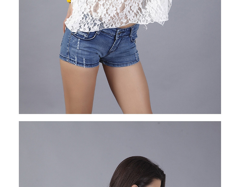 Fashion White Flower Shape Decorated Shirt,Tank Tops & Camis