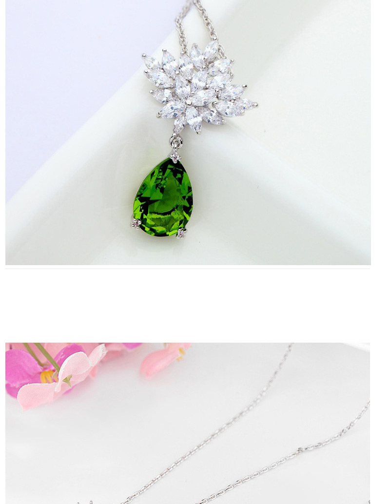 Fashion White Flower Shape Pendant Decorated Necklace,Pendants