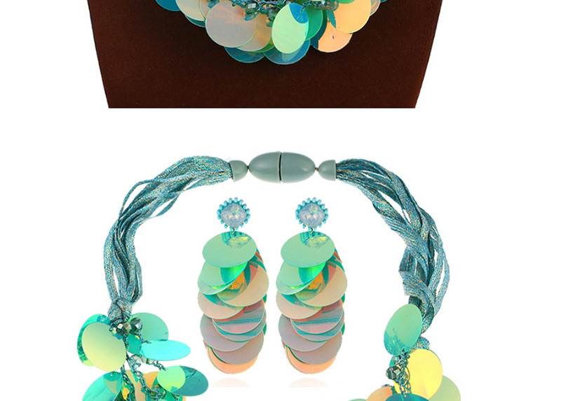 Fashion Green Pure Color Decorated Jewelry Set,Jewelry Sets