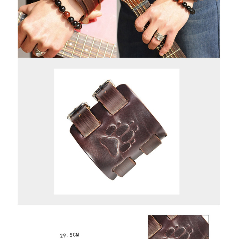 Fashion Brown Pure Color Decorated Bracelet,Fashion Bracelets