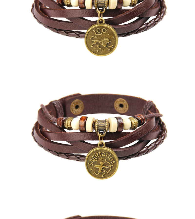 Fashion Brown Leo Shape Decorated Bracelet,Fashion Bracelets