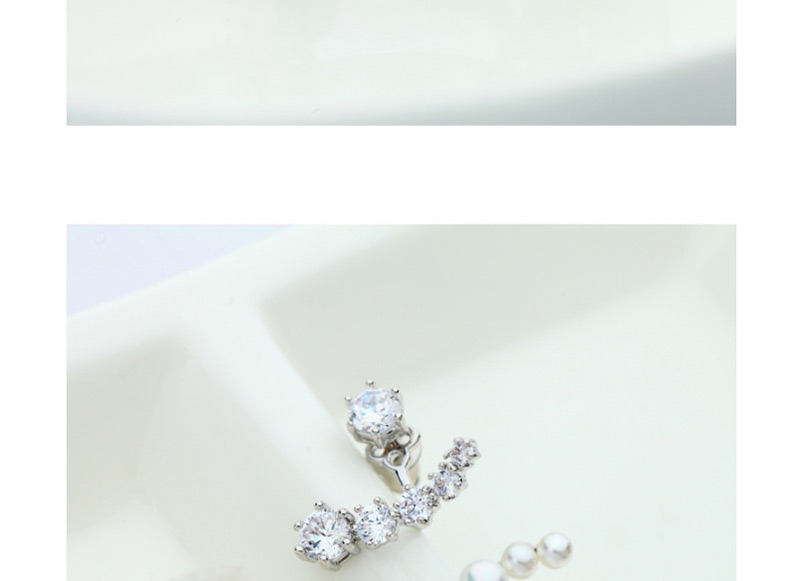 Fashion Silver Color Pure Color Decorated Earrings,Earrings