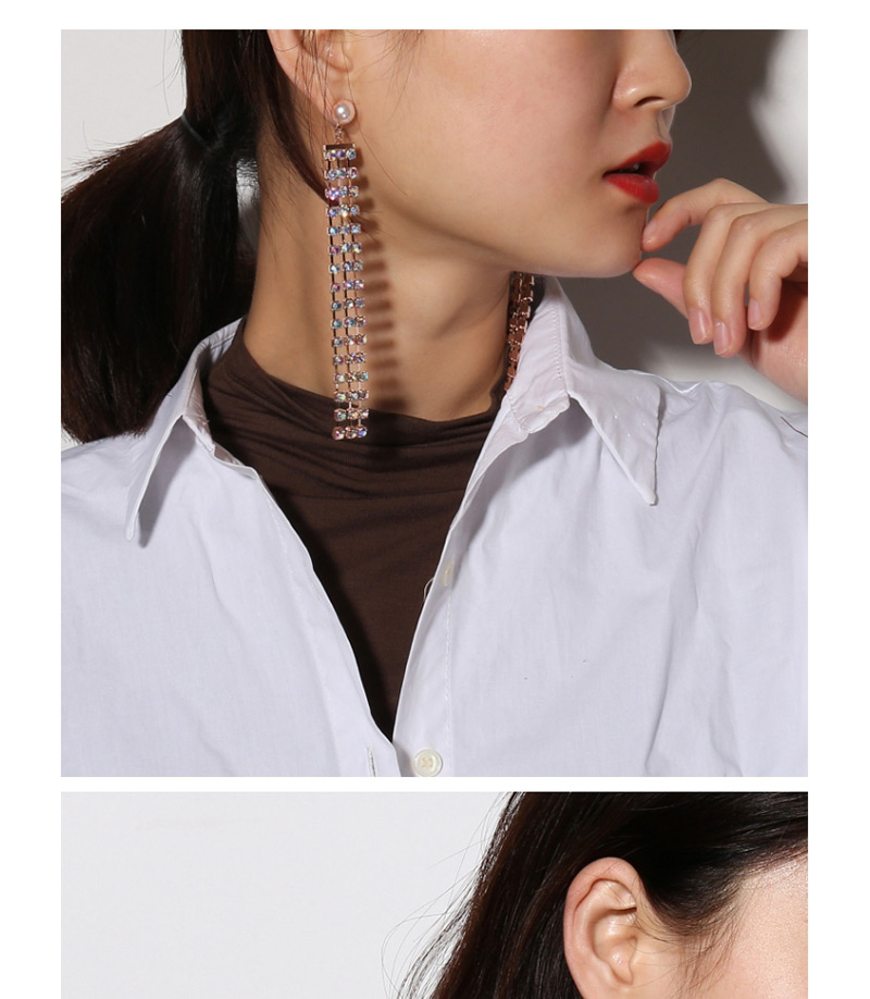Fashion Rose Gold Pure Color Decorated Earrings,Drop Earrings