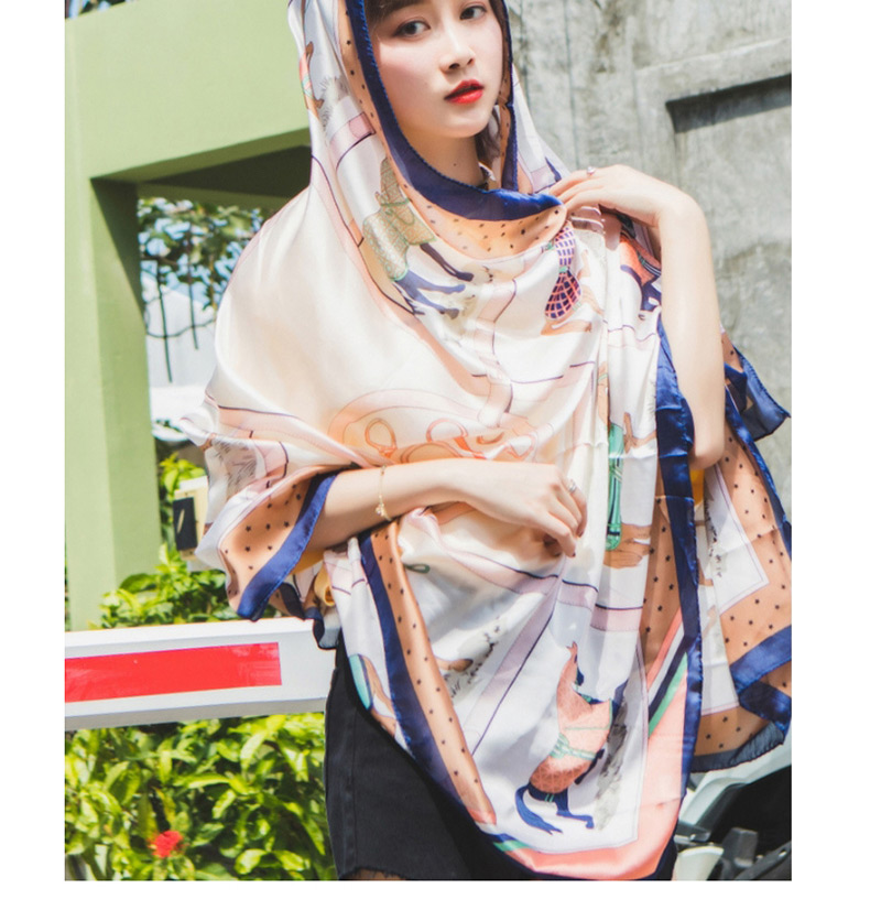 Fashion Multi-color Horse Pattern Decorated Scarf,Thin Scaves