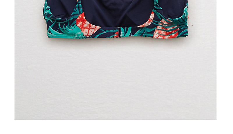 Sexy Red+blue Pineapple Pattern Decorated Swimwear,Swimwear Sets