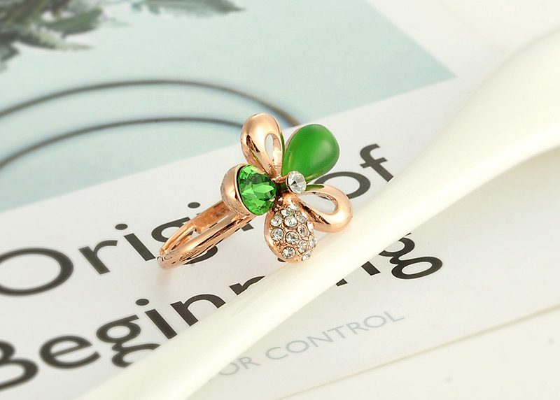 Fashion Multi-color Flowers&diamond Decorated Ring,Fashion Rings