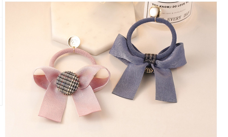 Lovely Light Blue Bowknot Decorated Hair Band,Hair Ring