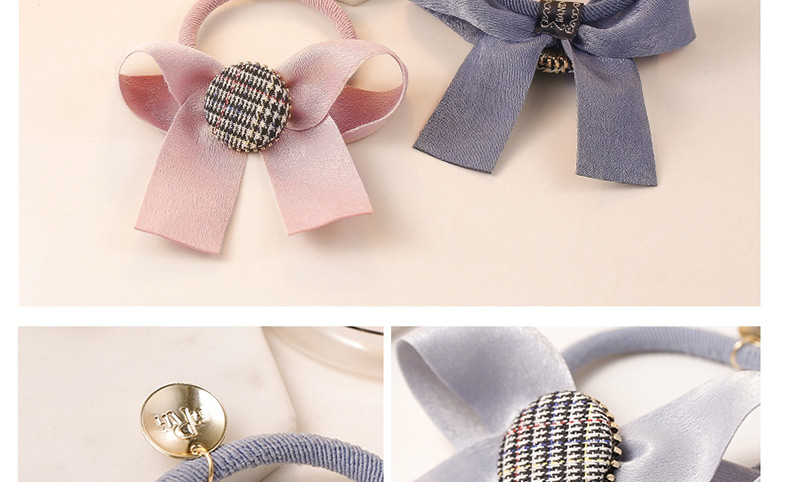 Lovely Light Blue Bowknot Decorated Hair Band,Hair Ring