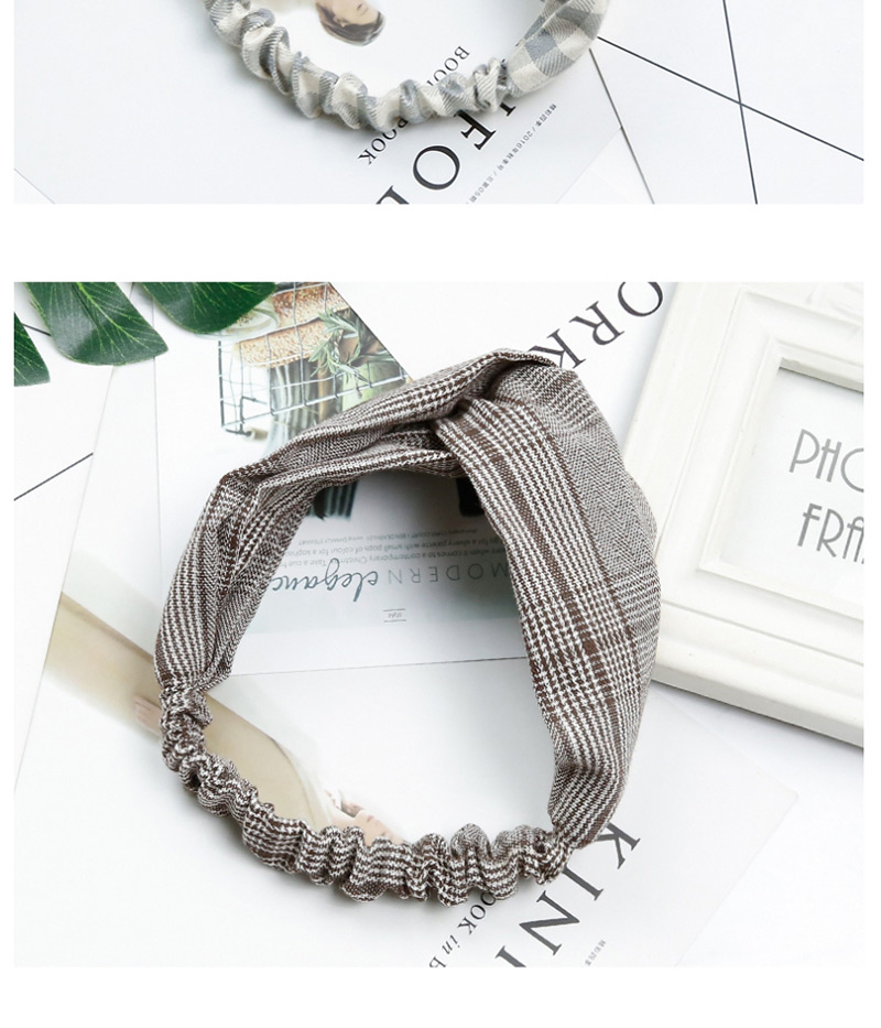 Lovely Gray Pure Color Decorated Wide Hair Hoop,Hair Ribbons