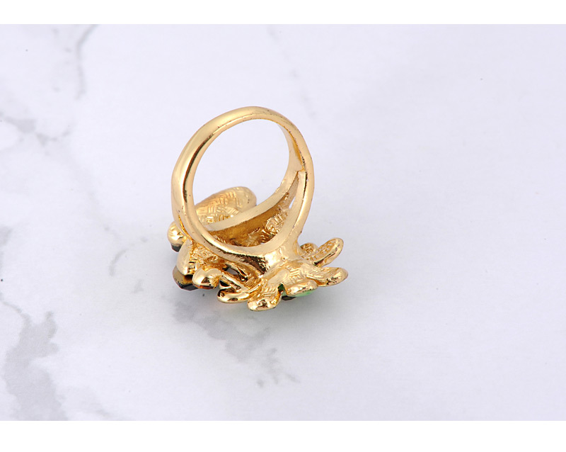 Fashion Multi-color Flower Shape Decorated Ring,Fashion Rings