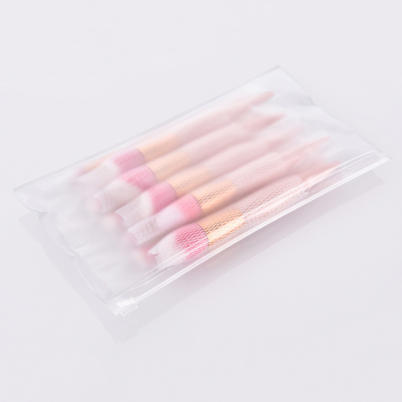 Fashion Pink Round Shape Decorated Makeup Brush(10 Pcs),Beauty tools