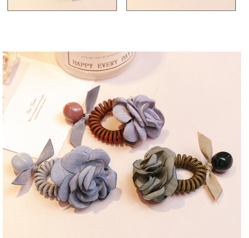 Fashion Light Purple Flower Shape Design Hairband,Hair Ring