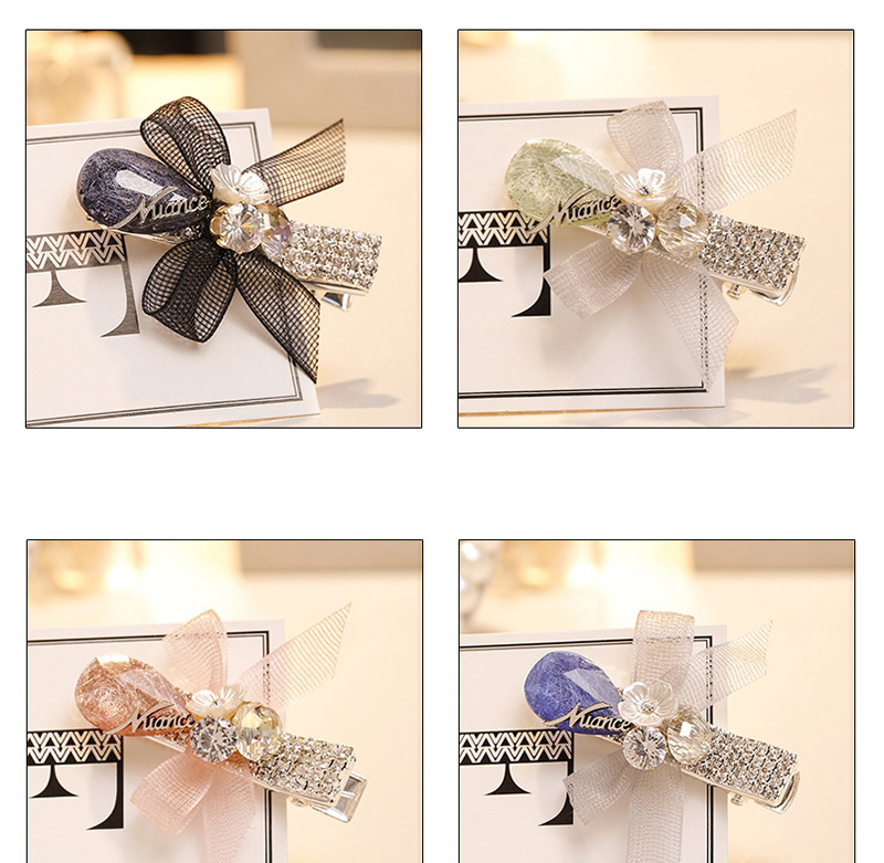 Fashion Light Purple Bowknot Shape Decorated Hairclip,Hairpins