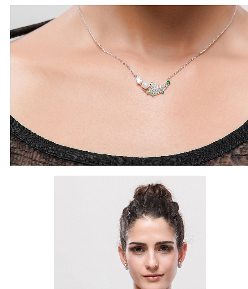 Fashion Transparent Bird Shape Decorated Necklace,Necklaces