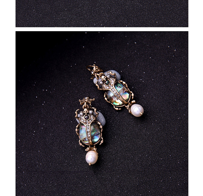 Fashion Gold Color Ladybug Shape Decorated Earrings,Drop Earrings