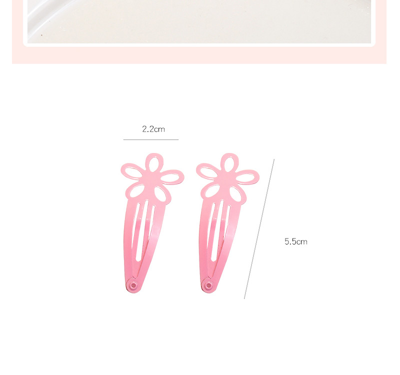 Fashion Pink Bowknot Shape Decorated Hair Clip(2pcs),Hairpins