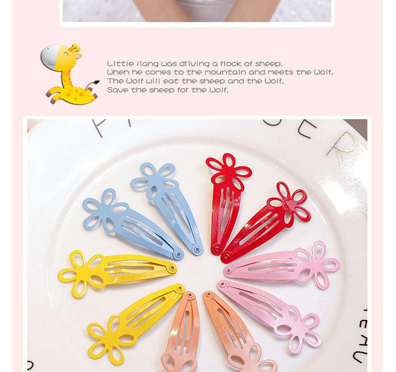 Fashion Orange Bowknot Shape Decorated Hair Clip(2pcs),Hairpins