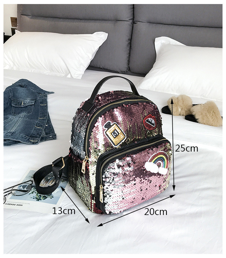 Fashion Pink+yellow Lip&bottle Shape Decorated Backpack,Backpack
