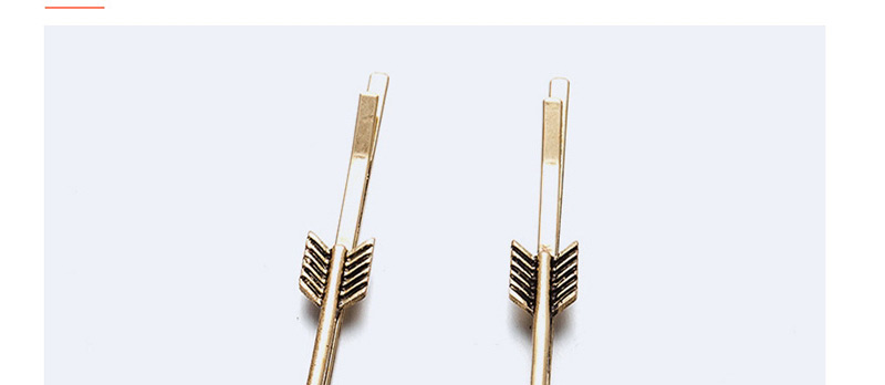 Fashion Gold Color Arrow Shape Design Hair Clip,Hairpins