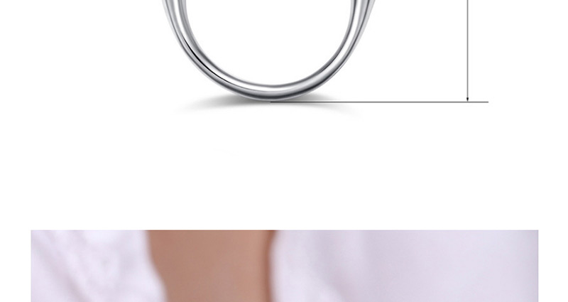Fashion Silver Color Round Shape Decorated Opening Ring,Fashion Rings