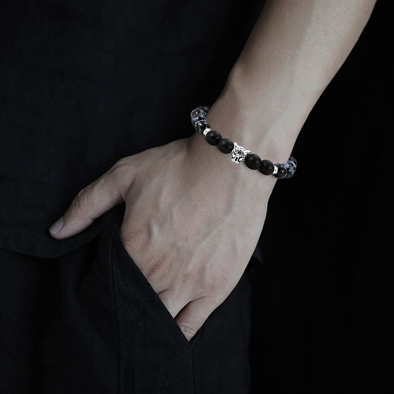 Fashion Silver Color+black Bead Decorated Bracelet,Fashion Bracelets