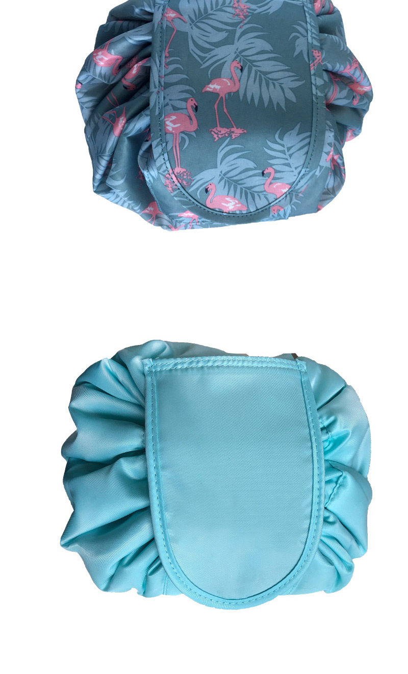 Fashion Pink+blue Flamingos Pattern Decorated Storage Bag,Home storage