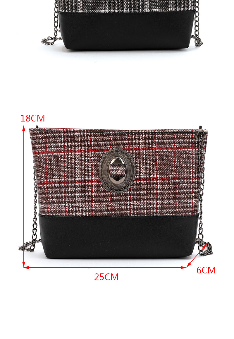 Fashion Red Square Shape Decorated Shoulder Bag,Messenger bags