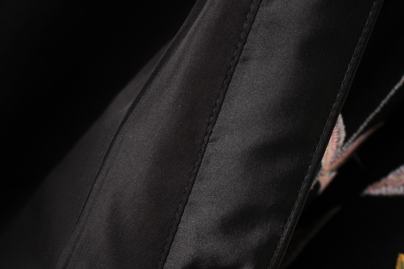 Fashion Black V Neckline Design Long Sleeves Coat(with Belt),Coat-Jacket